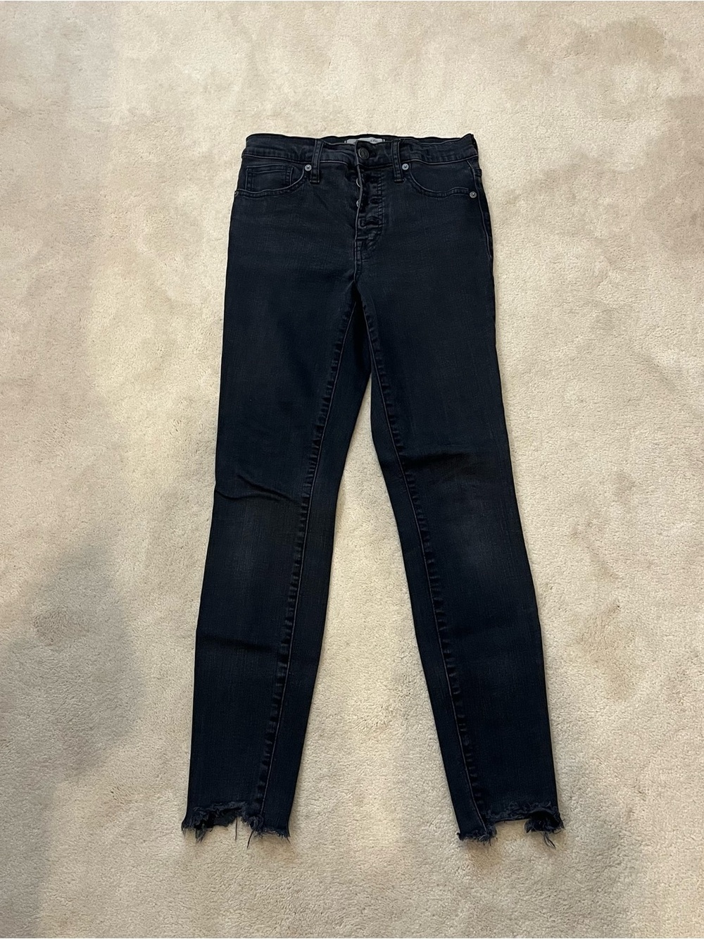 Madewell Black Skinny High-Rise Jeans
